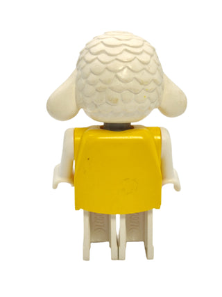 Lucy Lamb (Nurse) - Yellow Top and Black Eyes, fab7h Minifigure LEGO®