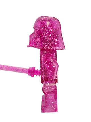 Prototype Darth Vader, Glitter Trans-Dark Pink Minifigure LEGO®