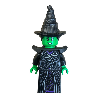 Elphaba - Black Coat over Dress, Hat, Shoulder Pads, wck013