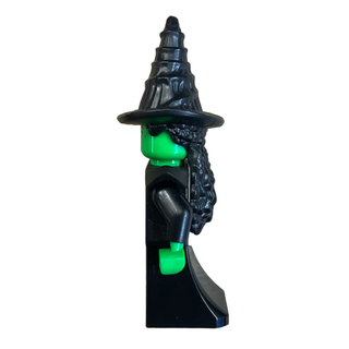 Elphaba - Black Coat over Dress, Hat, Shoulder Pads, wck013