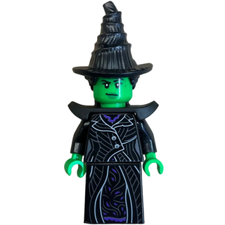 Elphaba - Black Coat over Dress, Hat, Shoulder Pads, wck013