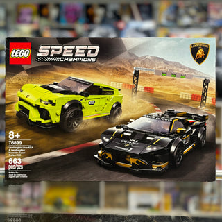 Lamborghini Urus ST-X & Lamborghini Huracán Super Trofeo EVO, 76899 Building Kit LEGO®