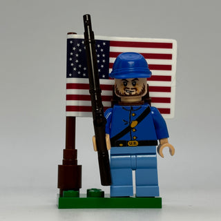 Custom Civil War Troop - Blue Shirt Custom minifigure LEGO®