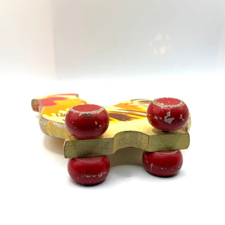 LEGO® Wooden Rooster Chicken Pull Toy, No. 210/2