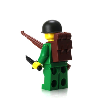 US Army Soldier with Rifle Custom Minifigure Custom minifigure Battle Brick   
