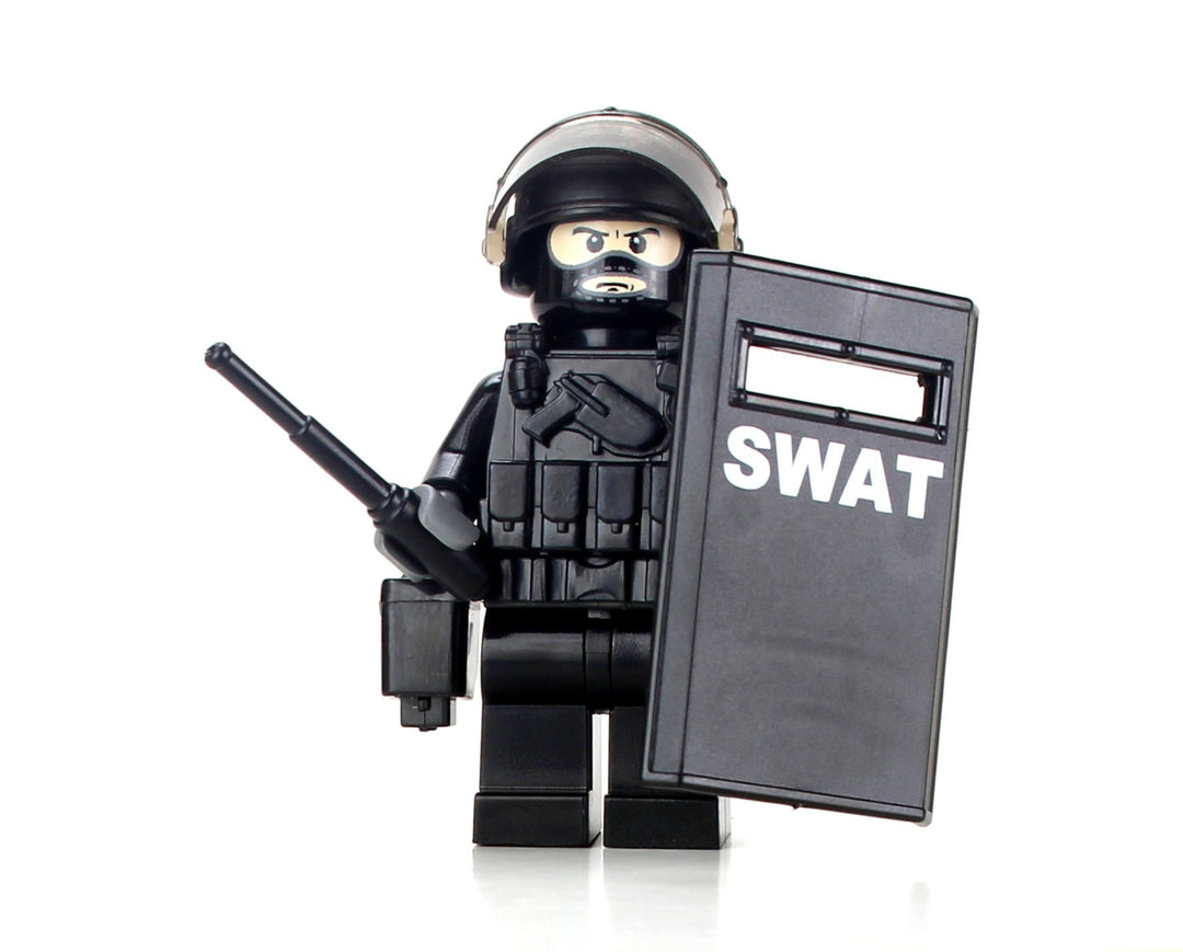 SWAT Riot Control Custom Minifigure Custom minifigure Battle Brick   
