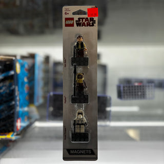 Magnet Set, Minifigures SW (3) - Han Solo, Paploo, Scout Trooper - with 2 x 4 Brick Bases blister pack, 852845 Building Kit LEGO®