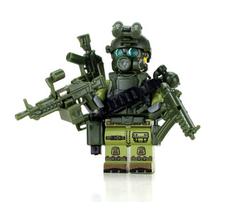 Special Forces Green Commando Custom Minifigure Custom minifigure Battle Brick   