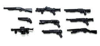 12 Gauge Shotgun Weapons Pack Custom Minifigure Toy Accessories Custom Weapon Battle Brick