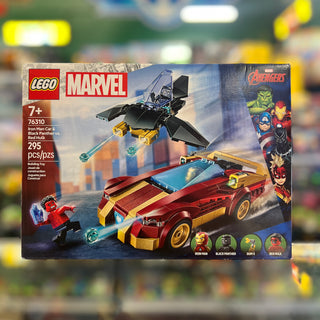 Iron Man Car & Black Panther vs. Red Hulk, 76310 Building Kit LEGO®