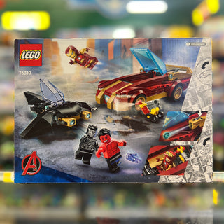 Iron Man Car & Black Panther vs. Red Hulk, 76310 Building Kit LEGO®