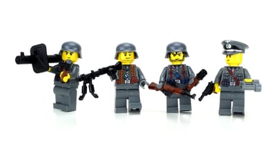 German WW2 Soldiers Complete Squad Minifigures