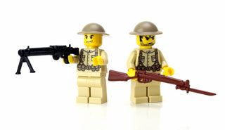 WWI Doughboy Soldiers Custom Minifigure Custom minifigure Battle Brick   