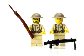 WWI Doughboy Soldiers Custom Minifigure Custom minifigure Battle Brick   
