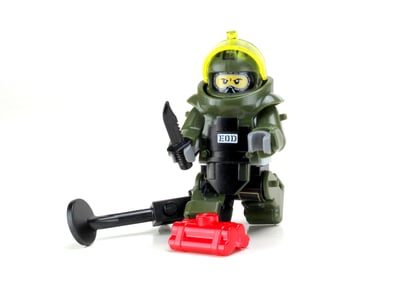 Bomb Squad Explosive Disposal Specialist Custom Minifigure