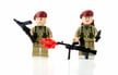 WW2 British Sas Soldier Custom Minifigure pair Custom minifigure Battle Brick   