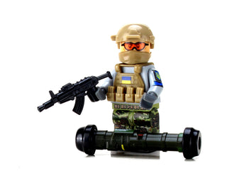 Ukrainian Anti-Tank Soldier Custom Minifigure Custom minifigure Battle Brick   