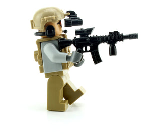 Value Tan Army Soldier Custom minifigure Battle Brick   