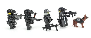 Police Swat Team made with real LEGO® minifigures Building Kit Battle Brick   