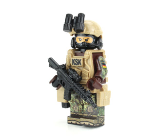 KSK Kommando Spezialkrafte German Special Forces Commando Custom Minifigure, BB4 Custom minifigure Battle Brick   