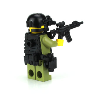 ATF SRT Officer Special Response Team Custom Minifigure, BB20 Custom minifigure Battle Brick   