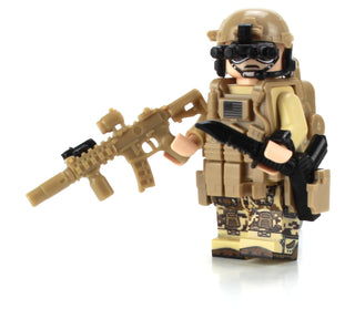 Seal Team 6 Special Forces Custom Minifigure, BB47 Custom minifigure Battle Brick   