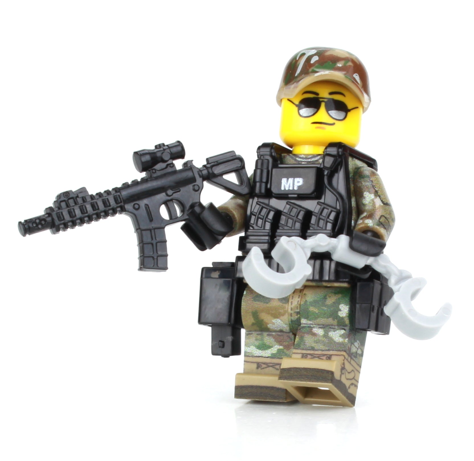 OCP MP Military Police Custom Minifigure, BB12 – United Brick Co®