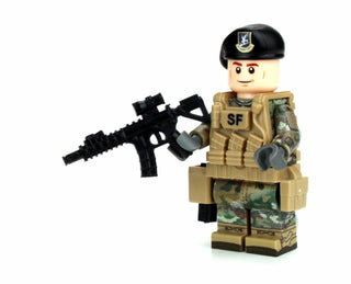 Air Force Security Forces Airman OCP Custom Minifigure, BB91 Custom minifigure Battle Brick   