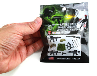 Zombie Emergency Tactical Gear Pack Custom Minifigure Toy Accessories Custom Weapon Battle Brick