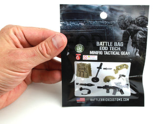 EOD Tech Tactical Gear Pack Custom Minifigure Toy Accessories Custom Weapon Battle Brick