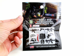Cops & Robbers Tactical Gear Pack Custom Minifigure Toy Accessories Custom Weapon Battle Brick