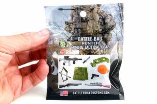 Hunter Outdoorsman Tactical Gear Pack Custom Minifigure Toy Accessories Custom Weapon Battle Brick