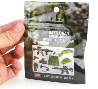 Green Army Weapons Pack Custom Minifigure Toy Accessories Custom Weapon Battle Brick