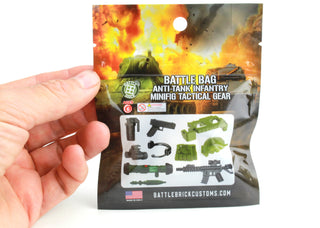 Anti-Tank Infantry Tactical Weapons Pack Custom Minifigure Toy Accessories Custom Weapon Battle Brick