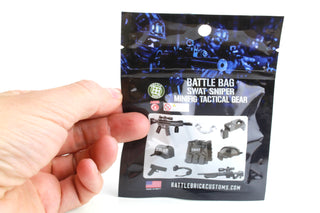 SWAT Sniper Tactical Gear Pack Custom Minifigure Toy Accessories Custom Weapon Battle Brick