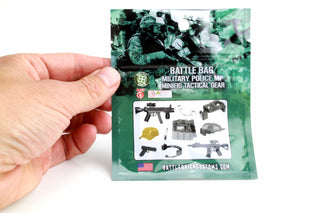 Military Police MP Gear Pack Custom Minifigure Toy Accessories Custom Weapon Battle Brick