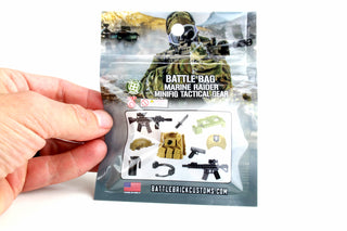 Marine Raider Tactical Gear Pack Custom Minifigure Toy Accessories Custom Weapon Battle Brick