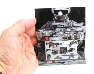FBI SWAT Tactical Gear Pack Custom Minifigure Toy Accessories Custom Weapon Battle Brick