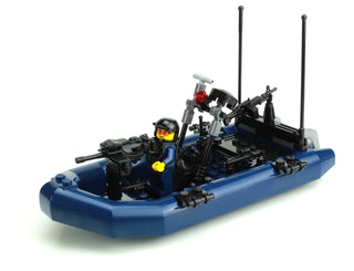 Navy RHIB Attack Boat Building Kit Battle Brick