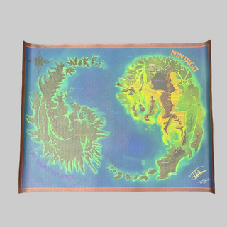 Ninjago World Map Art Canvas by Artist Joshua Deck