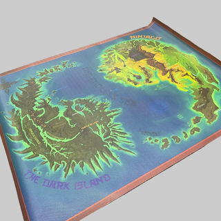 Ninjago World Map Art Canvas by Artist Joshua Deck