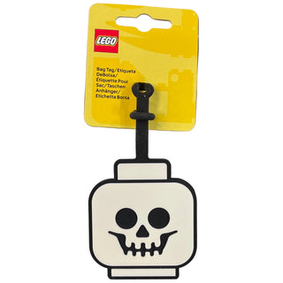 Bag/Luggage Tag, Silicone, Skeleton Head - Glow in the Dark, 53648 - LEGO® Gear