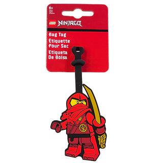 Bag/Luggage Tag, Silicone, Ninjago Kai, 53342- LEGO® Ninjago Gear
