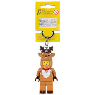 Reindeer Girl LED Keychain