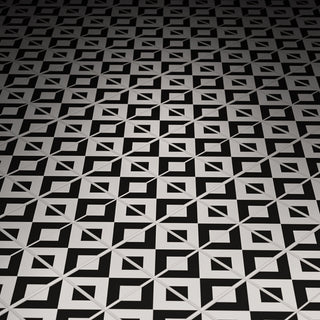 Black & White Kitchen / Diner Flooring - B3 Customs® Printed 2x2 Tile Custom Parts B3 Customs