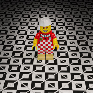 Black & White Kitchen / Diner Flooring - B3 Customs® Printed 2x2 Tile Custom Parts B3 Customs