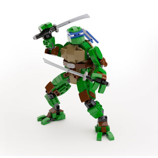 Leonardo - Custom TMNT Figure made using LEGO parts - B3 Customs Building Kit B3 Customs