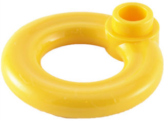 Minifigure Utensil, Flotation Ring (Life Preserver), Part# 30340 Part LEGO® Yellow  