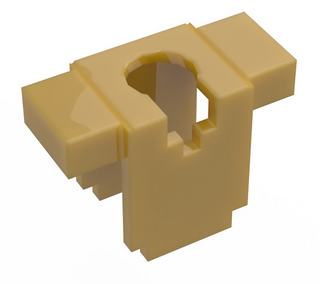 Minecraft Minifigure Armor Chestplate Rectangular, Part# 19723 Part LEGO® Pearl Gold (Gold)  