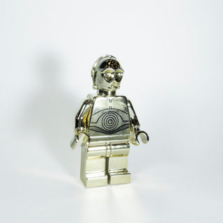 C-3PO - Chrome Gold (SW 30th Anniversary Edition), sw0158, LEGO® Star Wars Minifigure Minifigure LEGO®